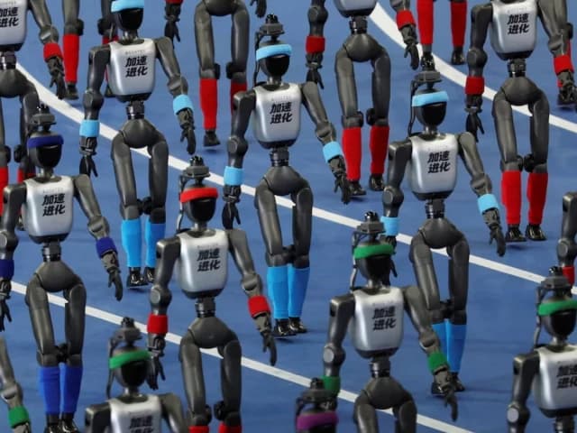 China's humanoid robots have shown they can run quicker than the fastest humans.Now comes the real
