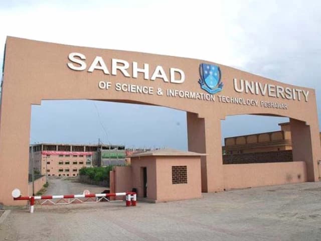 A student protest turned tense on Monday after a clash between protesters and a uniformed official at Sarhad University of Science and Information Technology (SUSIT) in Islamabad.The incident took place at the university's Chattha Bakhtawar campus, where students had been protesting against the dismissal of a senior university official and other issues concerning the institution.A video circulating widely on social media showed a uniformed man approaching a group of students, reportedly university students, accompanied by a woman said to be a university official.The footage showed the man hitting one individual with a stick before exchanging heated words with the protesters