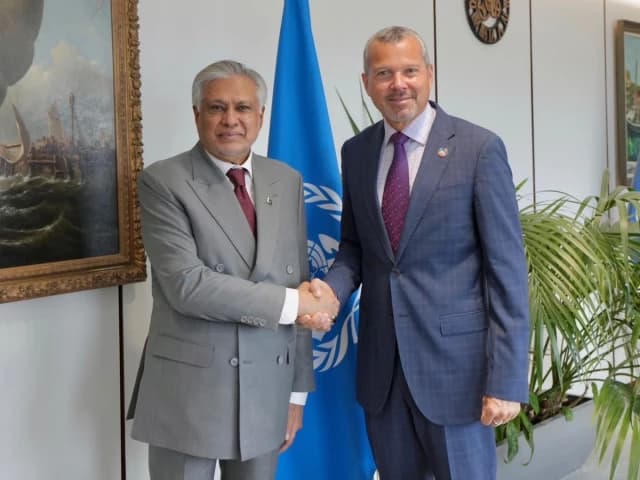 Deputy Prime Minister and Foreign Minister Ishaq Dar on Monday called for urgent intervention by