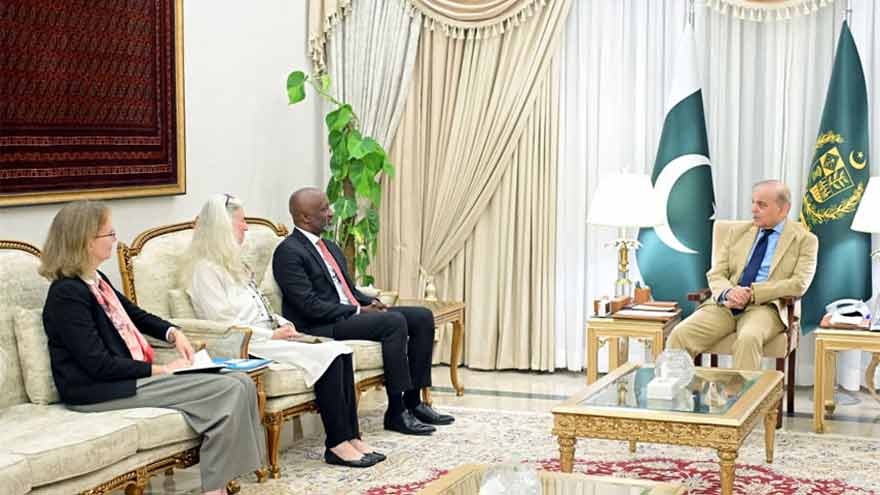 Prime Minister Shehbaz Sharif and UN official reaffirm commitment to bilateral partnership