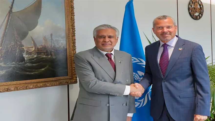 Updated on24 Aug 26, 17:19:10 PKTSummaryIshaq Dar urged the IMO to step up efforts for the release