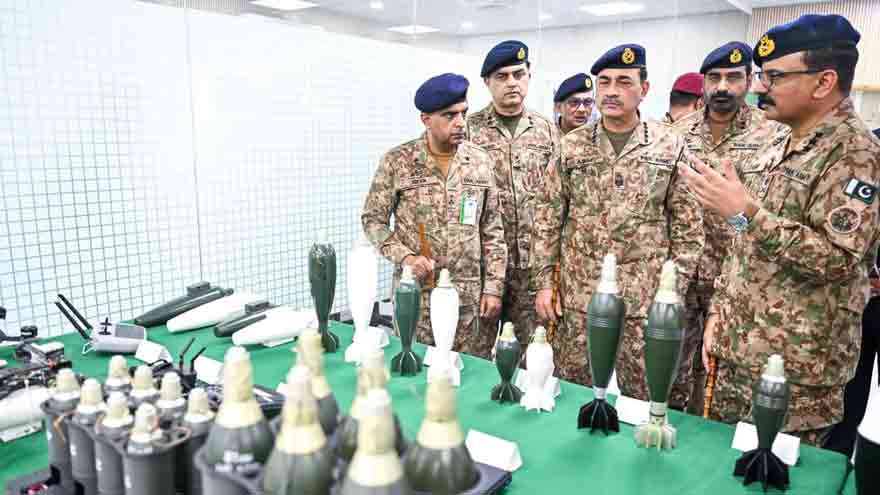 CDF Munir visits POF in Wah to review defence production capabilities